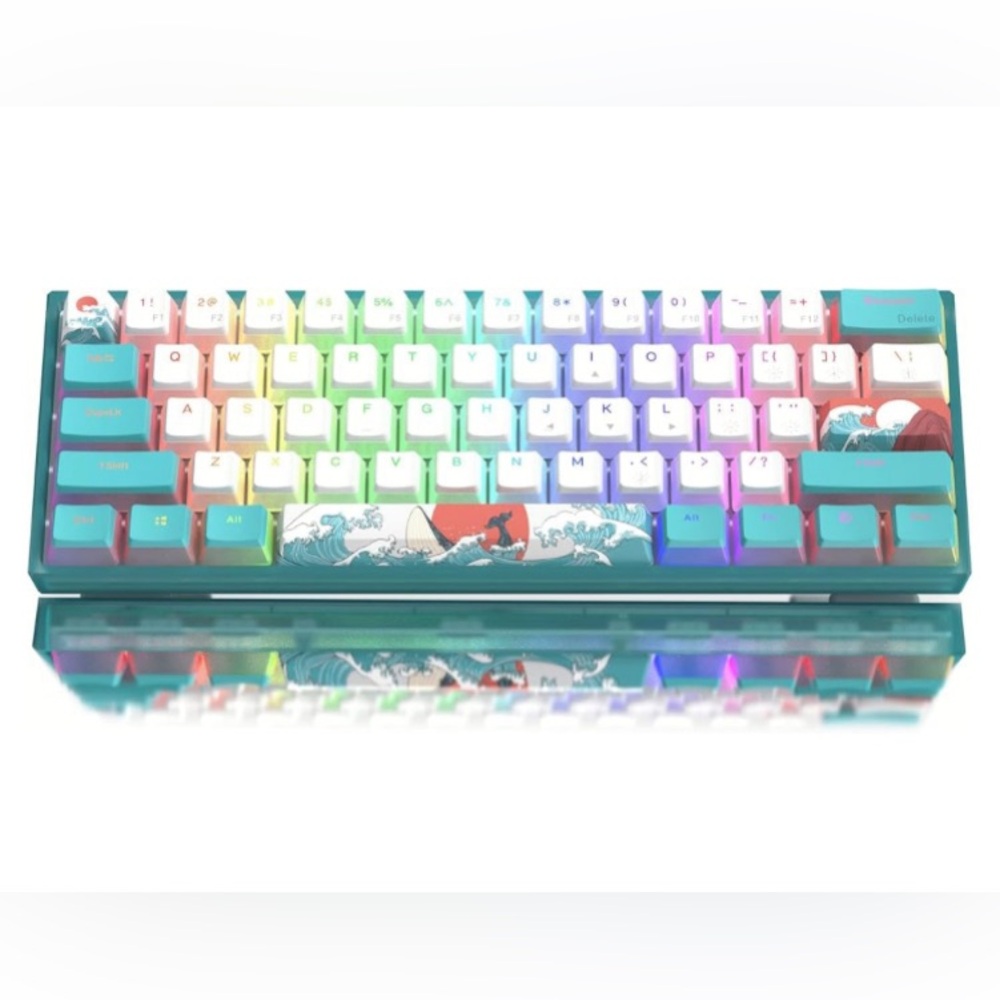 WOMIER WK61 60% Mechanical RGB Wired Gaming Keyboard